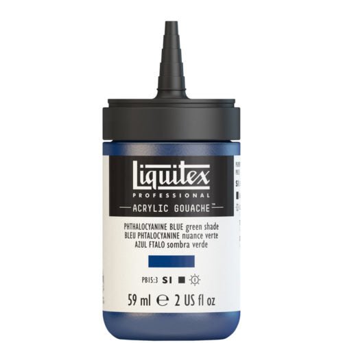Liquitex Acrylic Gouache 59ml 316 Phthalo Blue Green Shade - theartshop.com.au