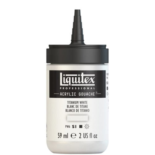 Liquitex Acrylic Gouache 59ml 432 Titanium White - theartshop.com.au