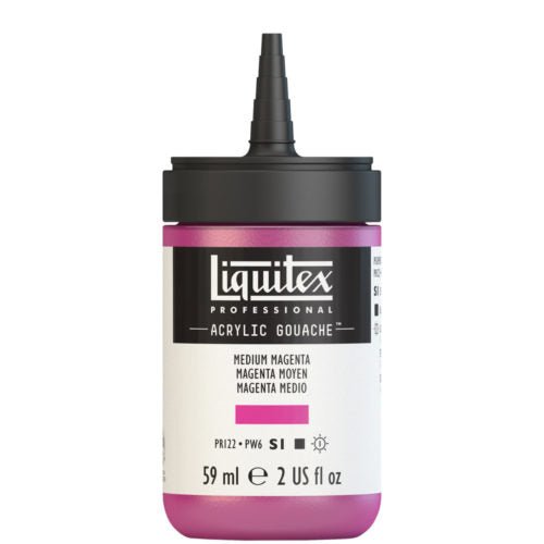 Liquitex Acrylic Gouache 59ml 500 Medium Magenta - theartshop.com.au