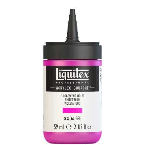 Liquitex Acrylic Gouache 59ml 986 Fluorescent Violet - theartshop.com.au