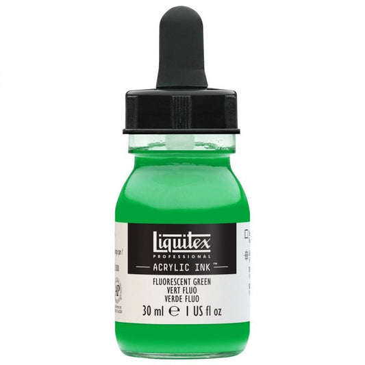 Liquitex Acrylic Ink 30ml Fluoro Green - theartshop.com.au