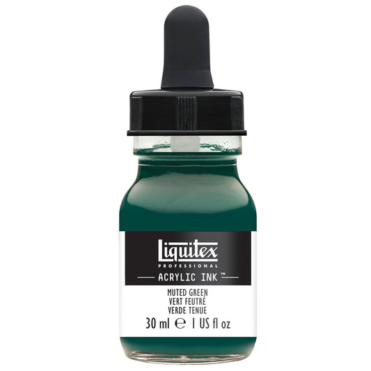 Liquitex Acrylic Ink 30ml Muted Green - theartshop.com.au