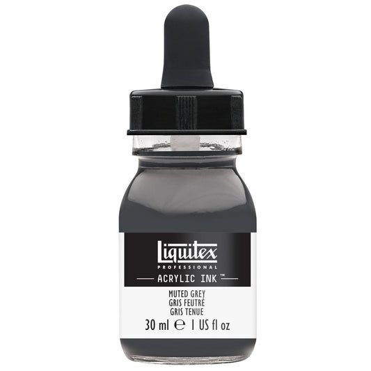Liquitex Acrylic Ink 30ml Muted Grey - theartshop.com.au