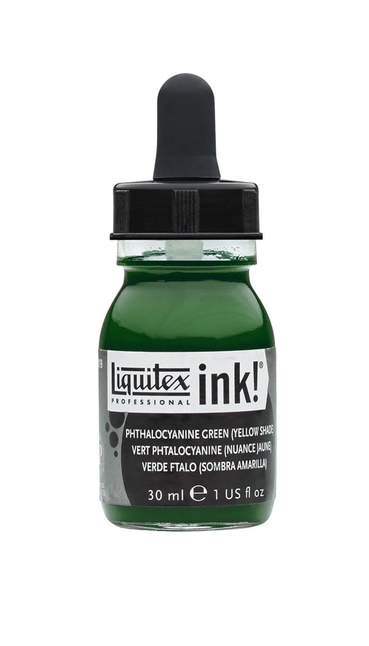 Liquitex Acrylic Ink 30ml Phthalo Green Yellow Shade - theartshop.com.au