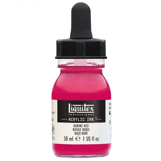 Liquitex Acrylic Ink 30ml Rubine Red - theartshop.com.au