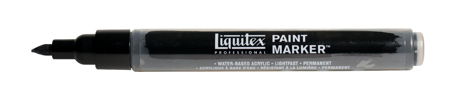 Liquitex Acrylic Paint Marker Fine Carbon Black - theartshop.com.au