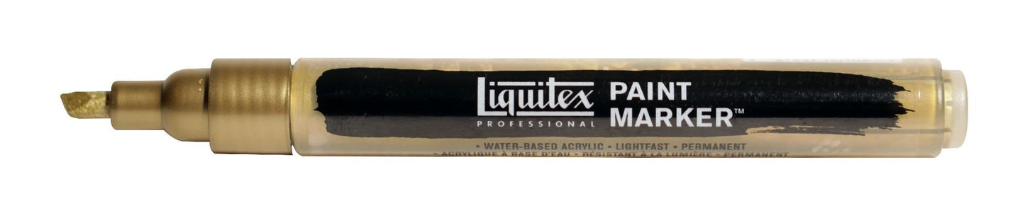 Liquitex Acrylic Paint Marker Fine Iridescent Antique Gold - theartshop.com.au