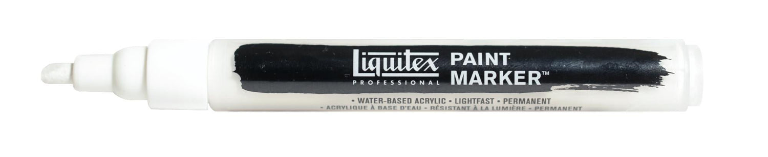 Liquitex Acrylic Paint Marker Fine Titanium White - theartshop.com.au