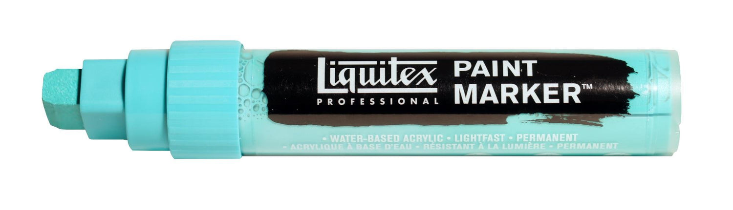 Liquitex Acrylic Paint Marker Wide Bright Aqua Green - theartshop.com.au