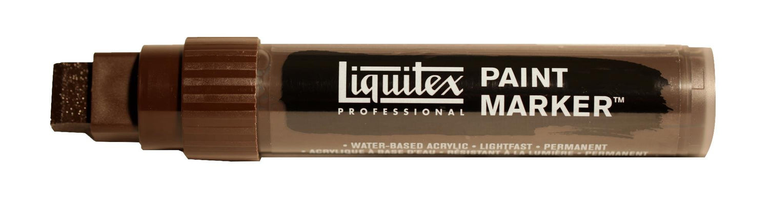 Liquitex Acrylic Paint Marker Wide Burnt Umber - theartshop.com.au