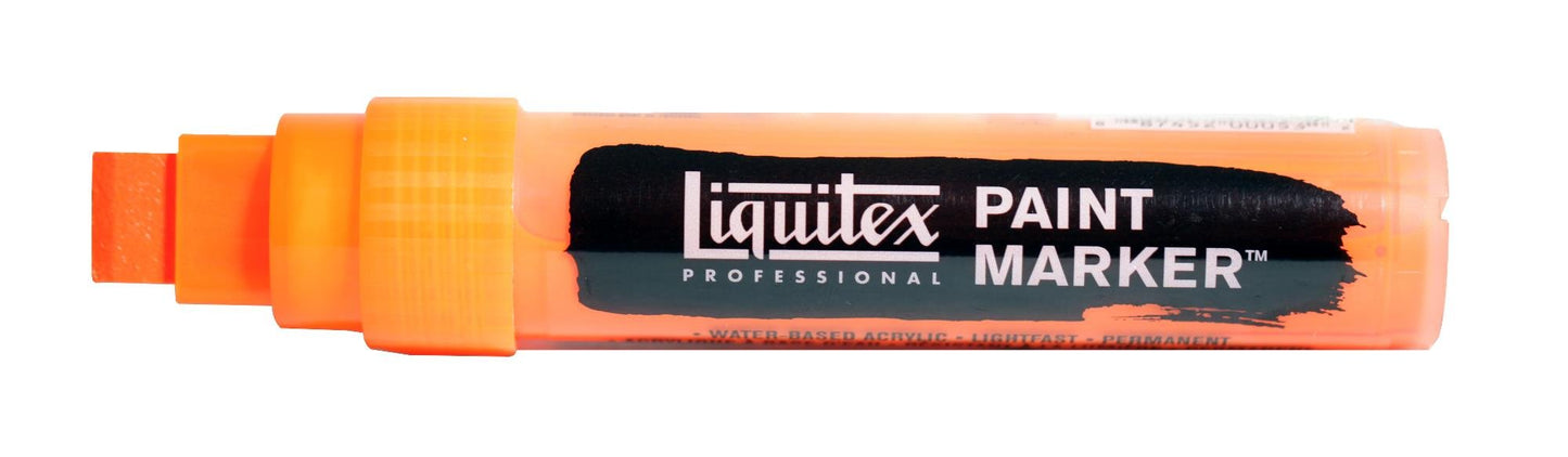 Liquitex Acrylic Paint Marker Wide Fluorescent Orange - theartshop.com.au