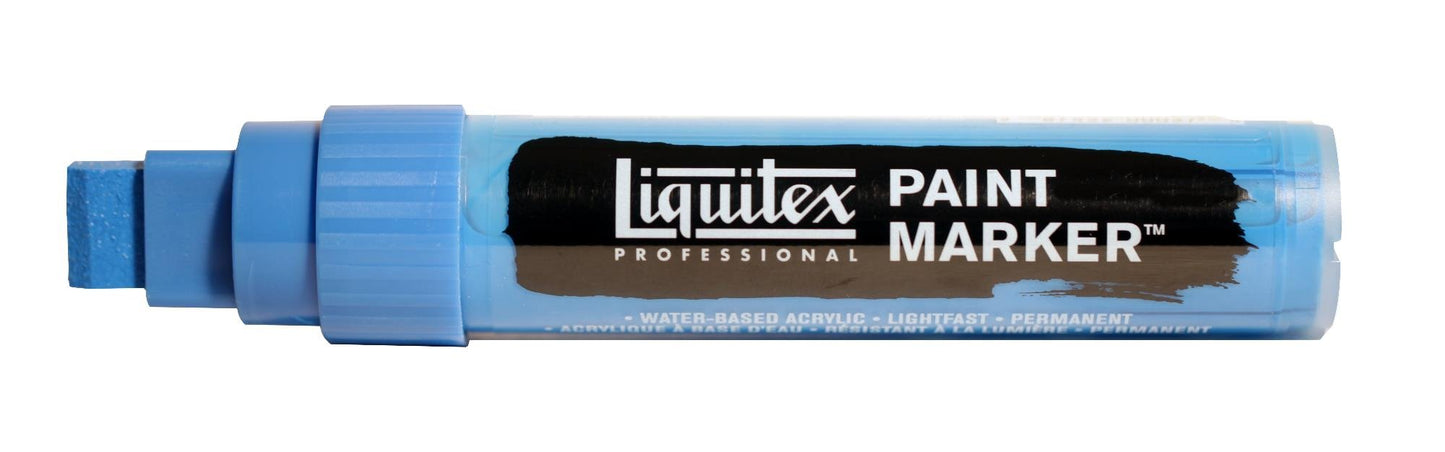 Liquitex Acrylic Paint Marker Wide Fluroescent Blue - theartshop.com.au