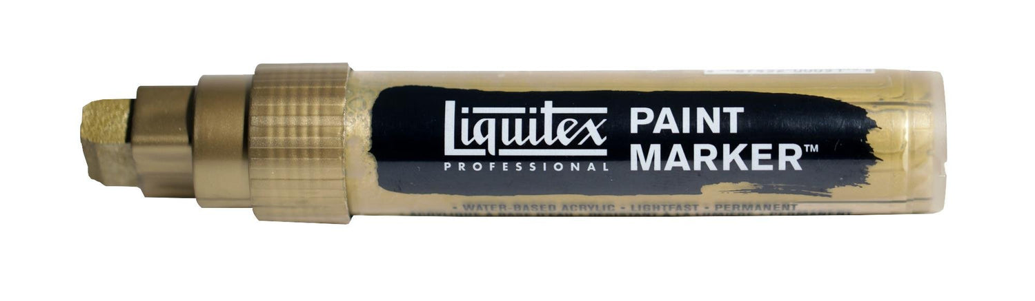 Liquitex Acrylic Paint Marker Wide Iridescent Antique Gold - theartshop.com.au