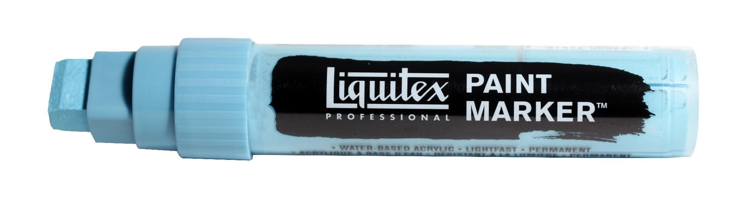 Liquitex Acrylic Paint Marker Wide Light Blue Permanent - theartshop.com.au