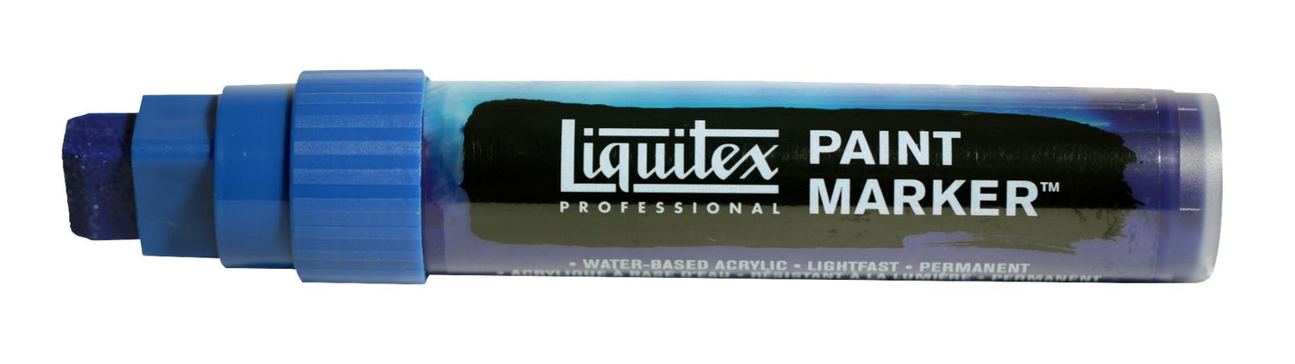 Liquitex Acrylic Paint Marker Wide Phthalo Blue Green Shade - theartshop.com.au