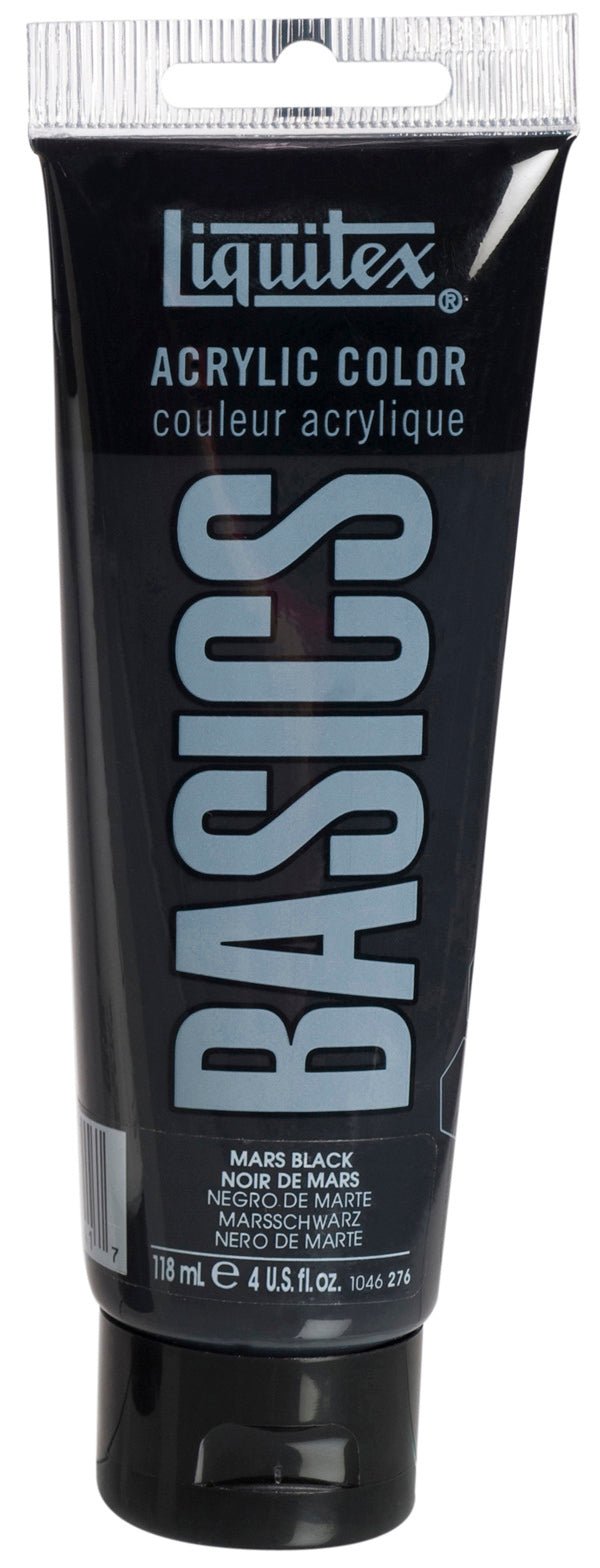 Liquitex Basics 118ml Mars Black - theartshop.com.au