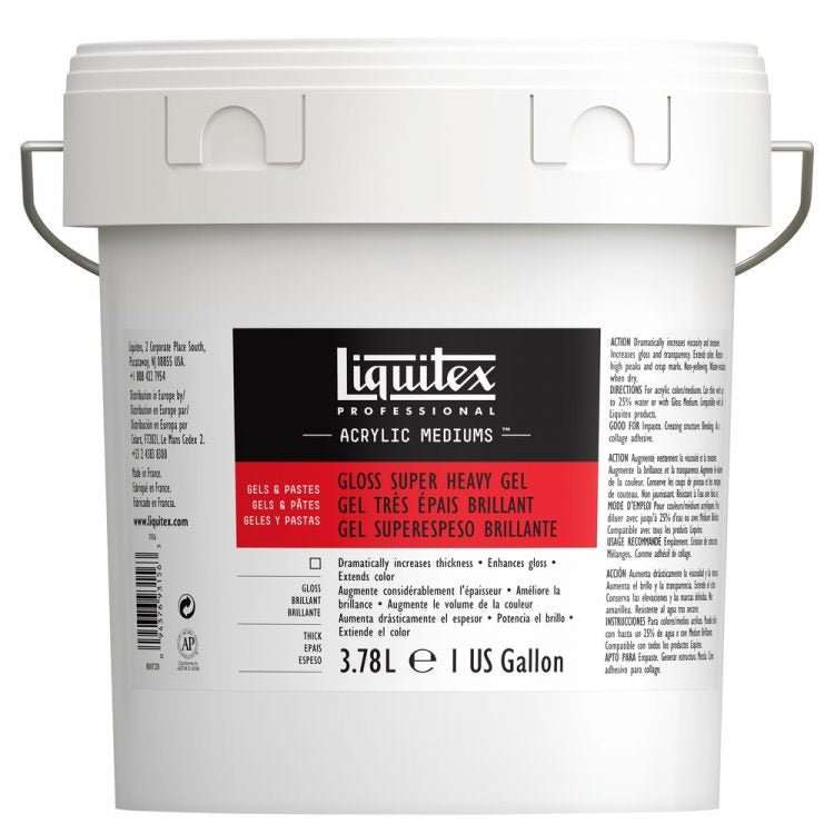 Liquitex Gloss Super Heavy Gel 3.78L - theartshop.com.au