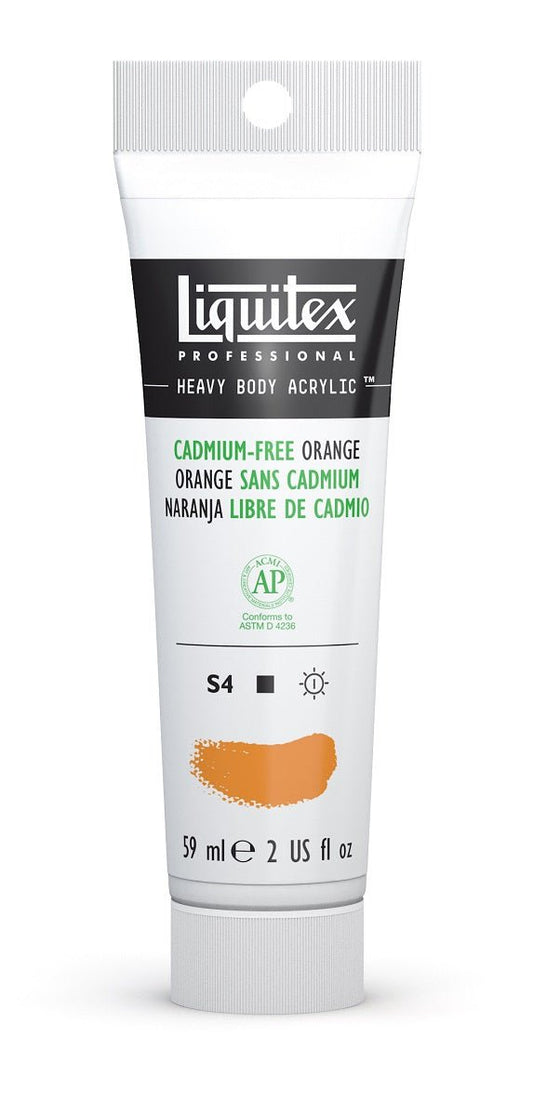 Liquitex Heavy Body 59ml Cadmium-Free Orange - theartshop.com.au
