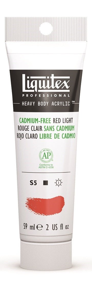 Liquitex Heavy Body 59ml Cadmium-Free Red Light - theartshop.com.au