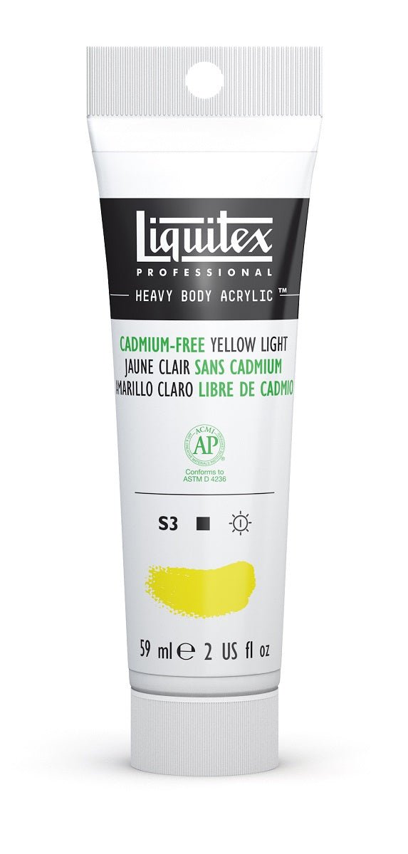 Liquitex Heavy Body 59ml Cadmium-Free Yellow Light - theartshop.com.au
