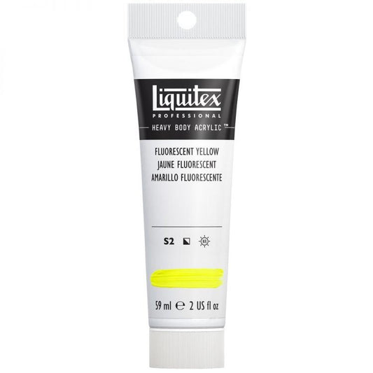 Liquitex Heavy Body 59ml Fluorescent Yellow - theartshop.com.au