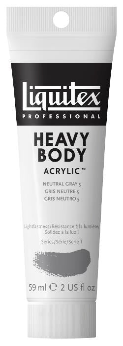 Liquitex Heavy Body 59ml Gray V5 Mixing - theartshop.com.au