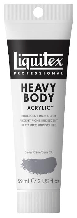 Liquitex Heavy Body 59ml Iridescent Rich Silver - theartshop.com.au