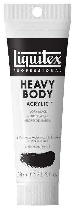 Liquitex Heavy Body 59ml Ivory Black - theartshop.com.au