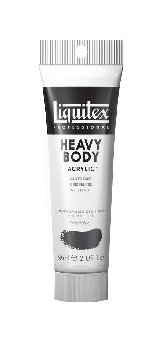 Liquitex Heavy Body 59ml Muted Grey - theartshop.com.au