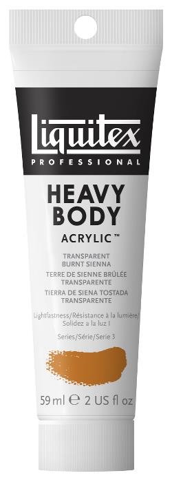 Liquitex Heavy Body 59ml Transparent Burnt Sienna - theartshop.com.au