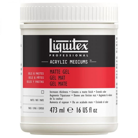 Liquitex Matte Gel 473ml - theartshop.com.au