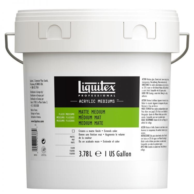 Liquitex Matte Medium 3.78L - theartshop.com.au