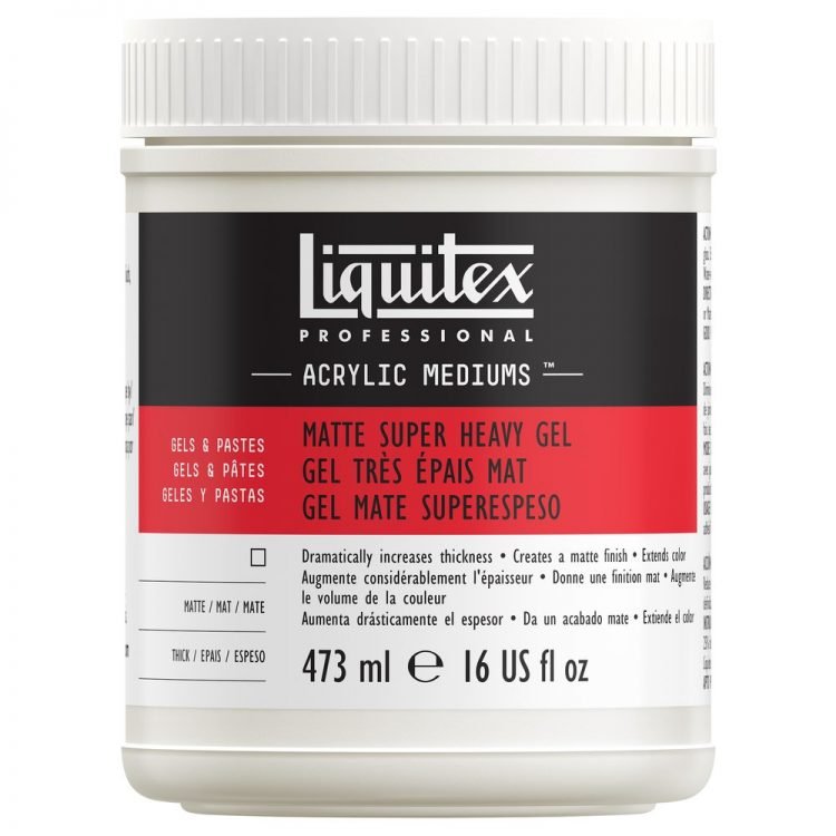 Liquitex Matte Super Heavy Gel 473ml - theartshop.com.au