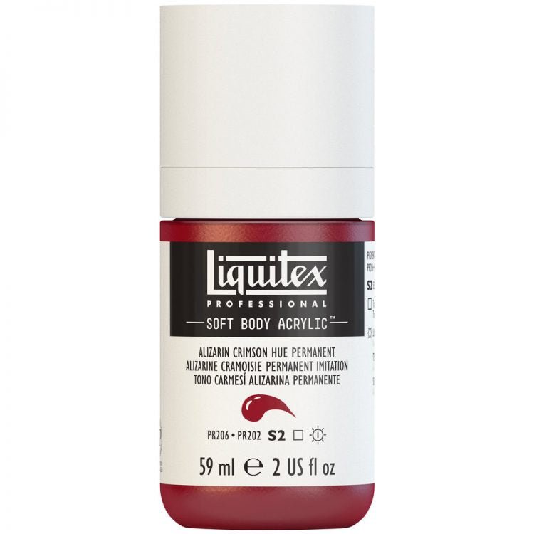 Liquitex Soft Body 59ml Alizarin Crimson Hue Permanent - theartshop.com.au