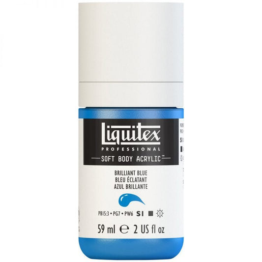 Liquitex Soft Body 59ml Brilliant Blue - theartshop.com.au