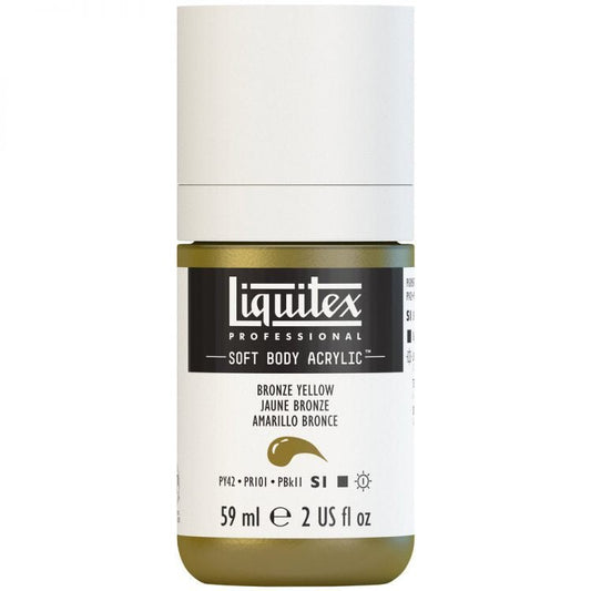 Liquitex Soft Body 59ml Bronze Yellow - theartshop.com.au