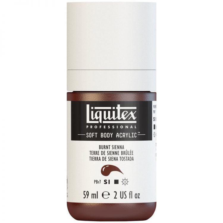 Liquitex Soft Body 59ml Burnt Sienna - theartshop.com.au