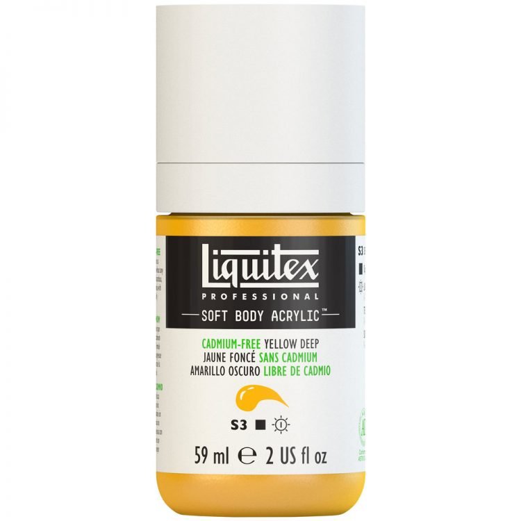 Liquitex Soft Body 59ml Cadmium Free Yellow Deep - theartshop.com.au