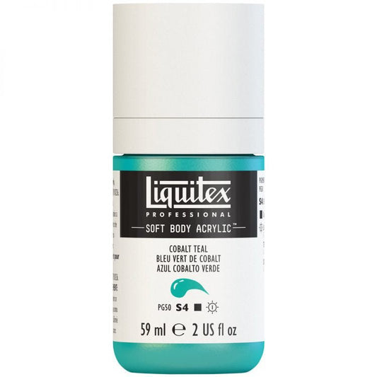 Liquitex Soft Body 59ml Cobalt Teal - theartshop.com.au