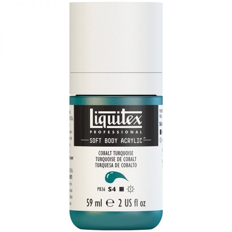 Liquitex Soft Body 59ml Cobalt Turquoise - theartshop.com.au