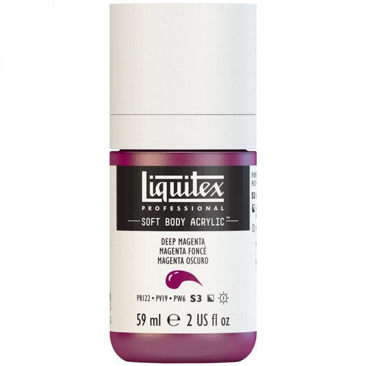 Liquitex Soft Body 59ml Deep Magenta - theartshop.com.au