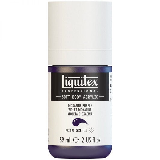 Liquitex Soft Body 59ml Dioxazine Purple - theartshop.com.au