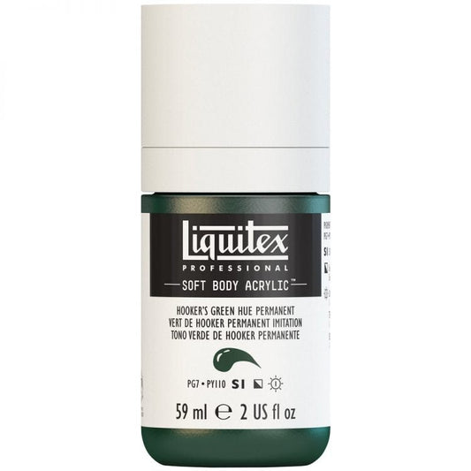 Liquitex Soft Body 59ml Hooker's Green Hue Permanent - theartshop.com.au