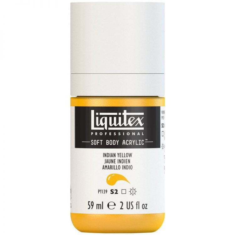 Liquitex Soft Body 59ml Indian Yellow - theartshop.com.au