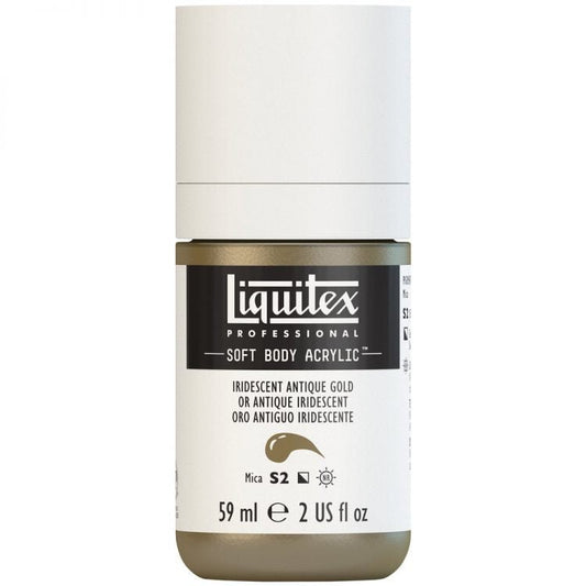 Liquitex Soft Body 59ml Iridescent Antique Gold - theartshop.com.au