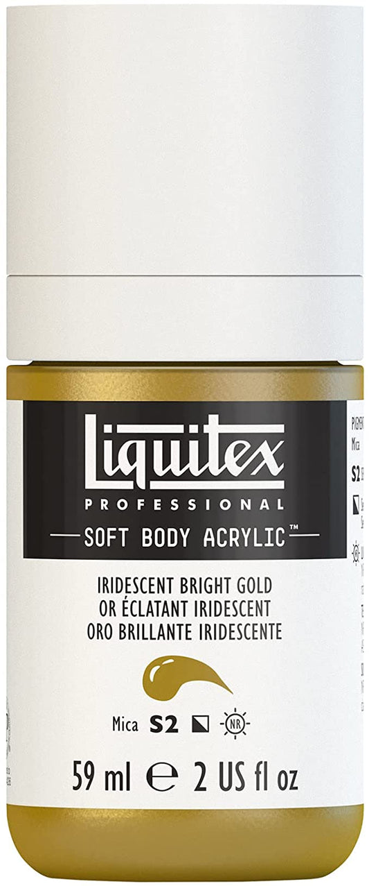 Liquitex Soft Body 59ml Iridescent Bright Gold - theartshop.com.au