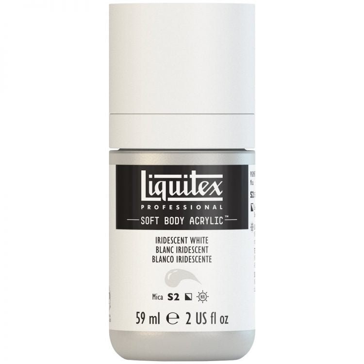 Liquitex Soft Body 59ml Iridescent White - theartshop.com.au