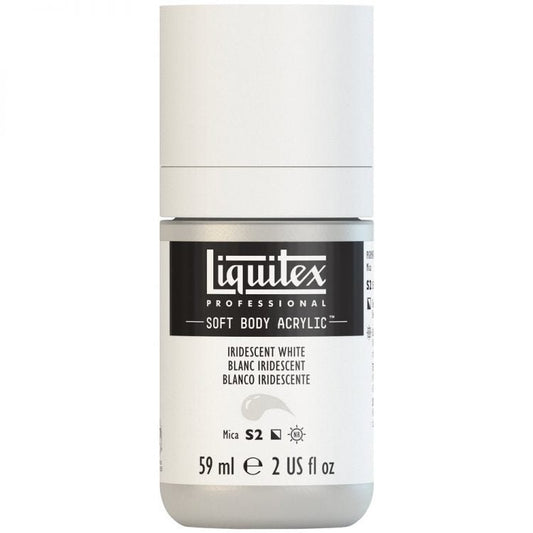 Liquitex Soft Body 59ml Iridescent White - theartshop.com.au