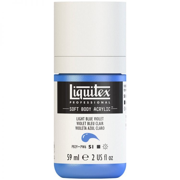 Liquitex Soft Body 59ml Light Blue Violet - theartshop.com.au