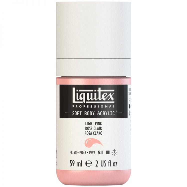 Liquitex Soft Body 59ml Light Pink - theartshop.com.au